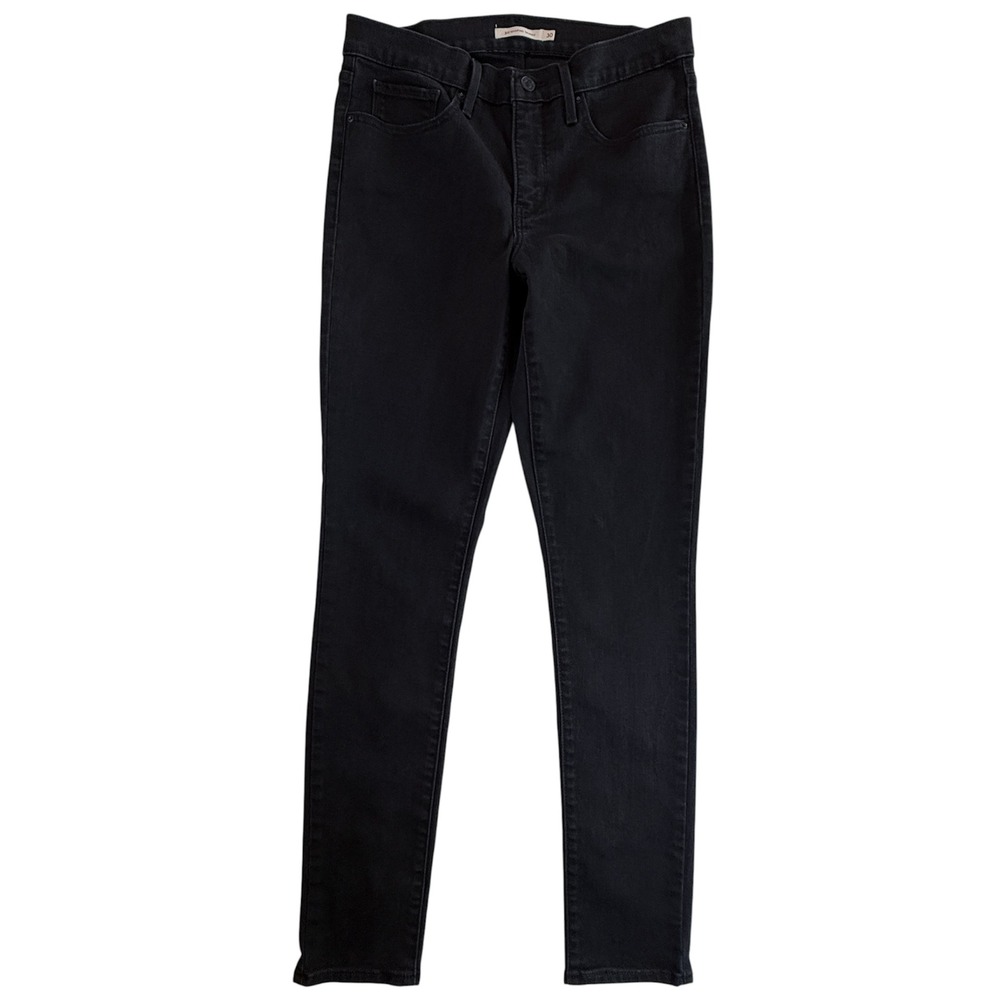 Levi's 311 Shaping Skinny Jeans Women 30 Black Mid Rise Stretch Denim 19626-0000